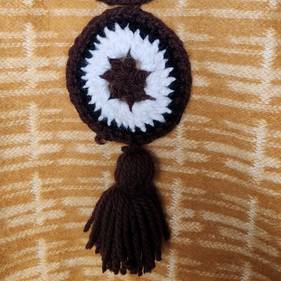 70s funky wool poncho - Picture 5 of 11